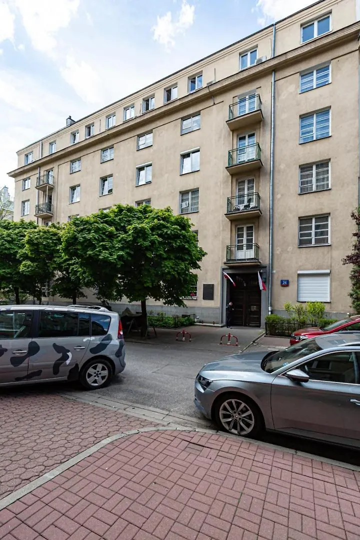 Apartment Mianowskiego 24 Red - Wifi Smart Tv W Pelni Wyposazona Kuchnia Warsaw